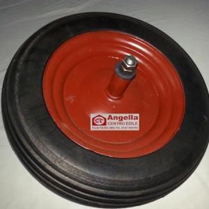 RUOTA SEMI PNEUMATICA PER CARRIOLA