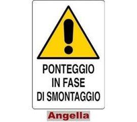 CARTELLO PONTEGGIO IN FASE DI SMONTAGGIO