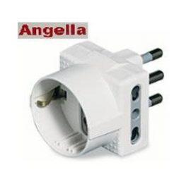 ADATTATORE TRIPLO CON SCHUKO