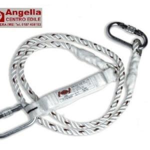DISPOSITVO ASSORBITORE DI CADUTA CON 2 MOSCHETTONI RIF. 830D
