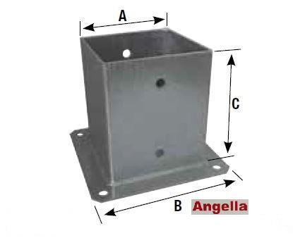 PORTAPILASTRO QUADRO